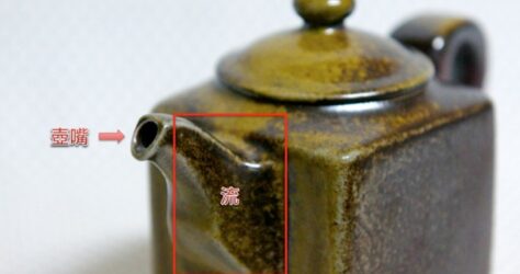 茶壼出水的部位即是壺嘴，壺嘴是由流與口兩個部位組成。